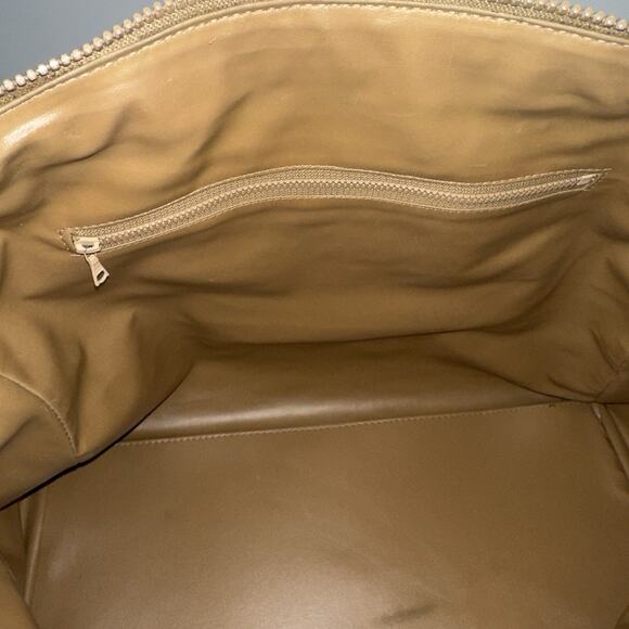 Vintage CELINE Macadam Large Boston Travel Bag Brown Coated Canvas Leather Italy - Picture 15 of 16